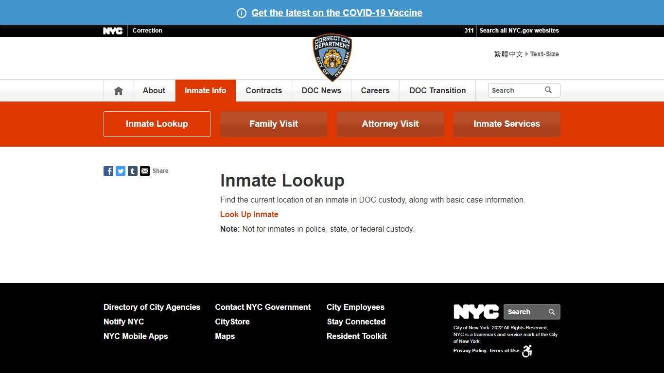 Department of Correction
